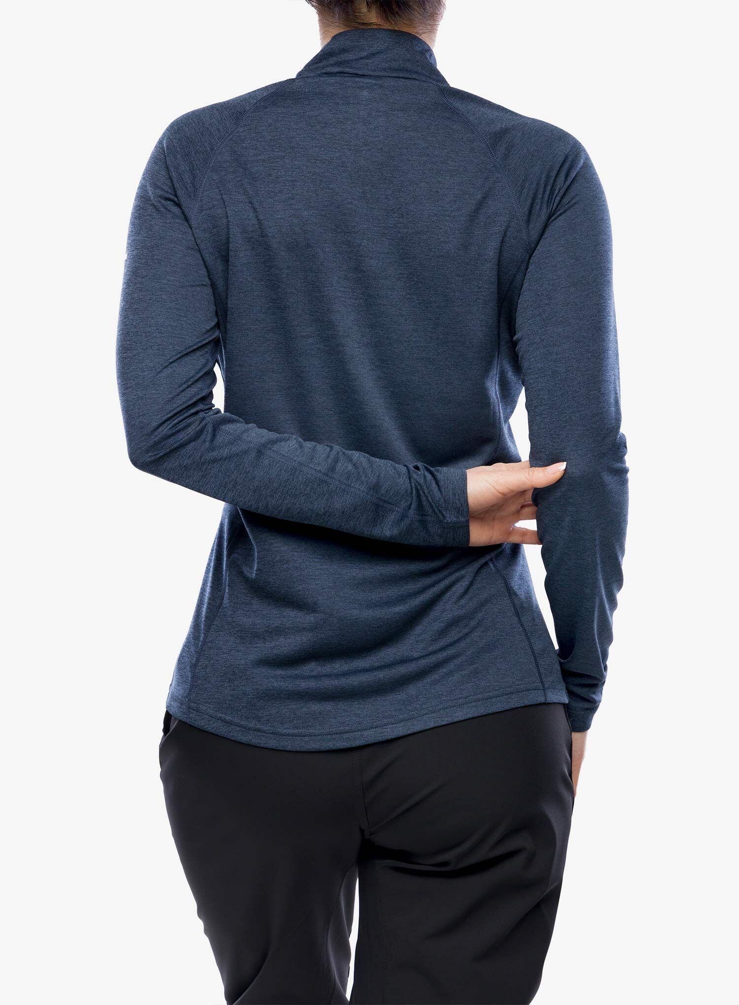 Camiseta técnica para mujer Montane Dart Half Zip de manga larga, poliéster 4/6