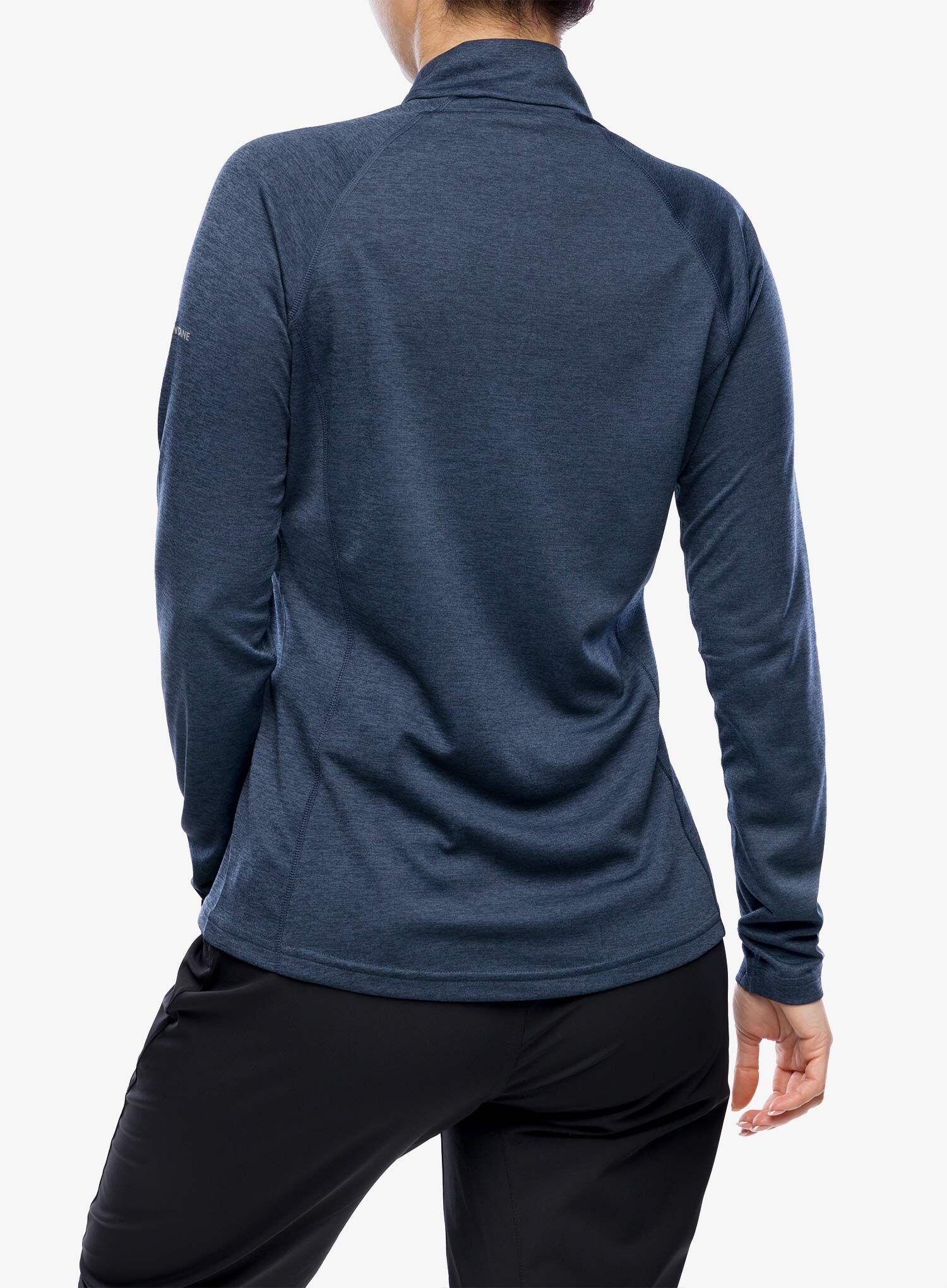 Camiseta técnica para mujer Montane Dart Half Zip de manga larga, poliéster 2/6