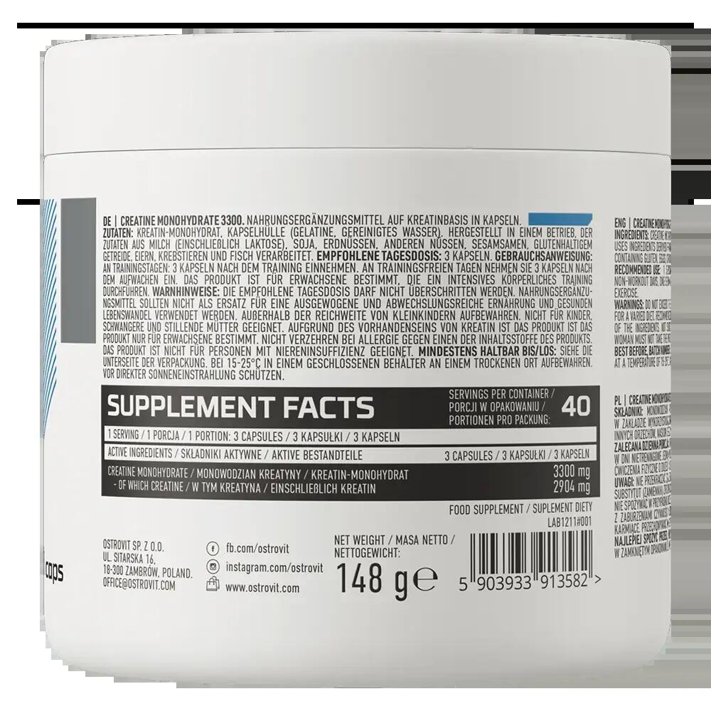 créatine Masse musculaire BI9183 120 pcs 3/3
