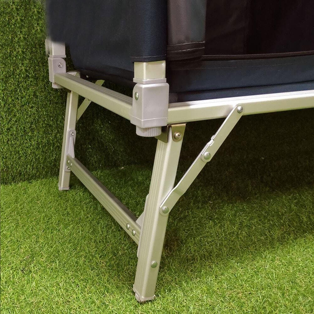 Mueble de cocina Bamboo Quick High con paraviento y patas elevables - 2 módulos 4/7