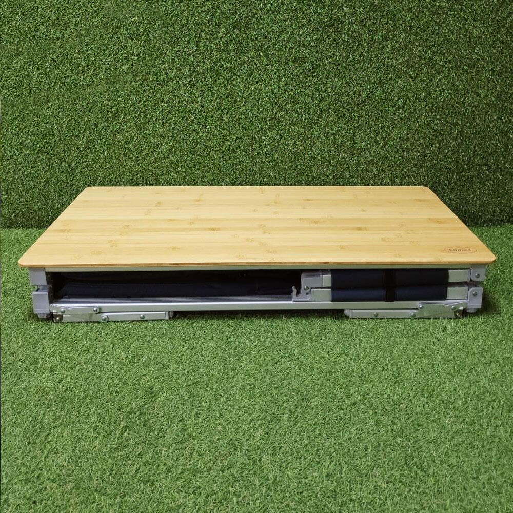 Mueble de cocina Bamboo Quick High con paraviento y patas elevables - 2 módulos 2/7