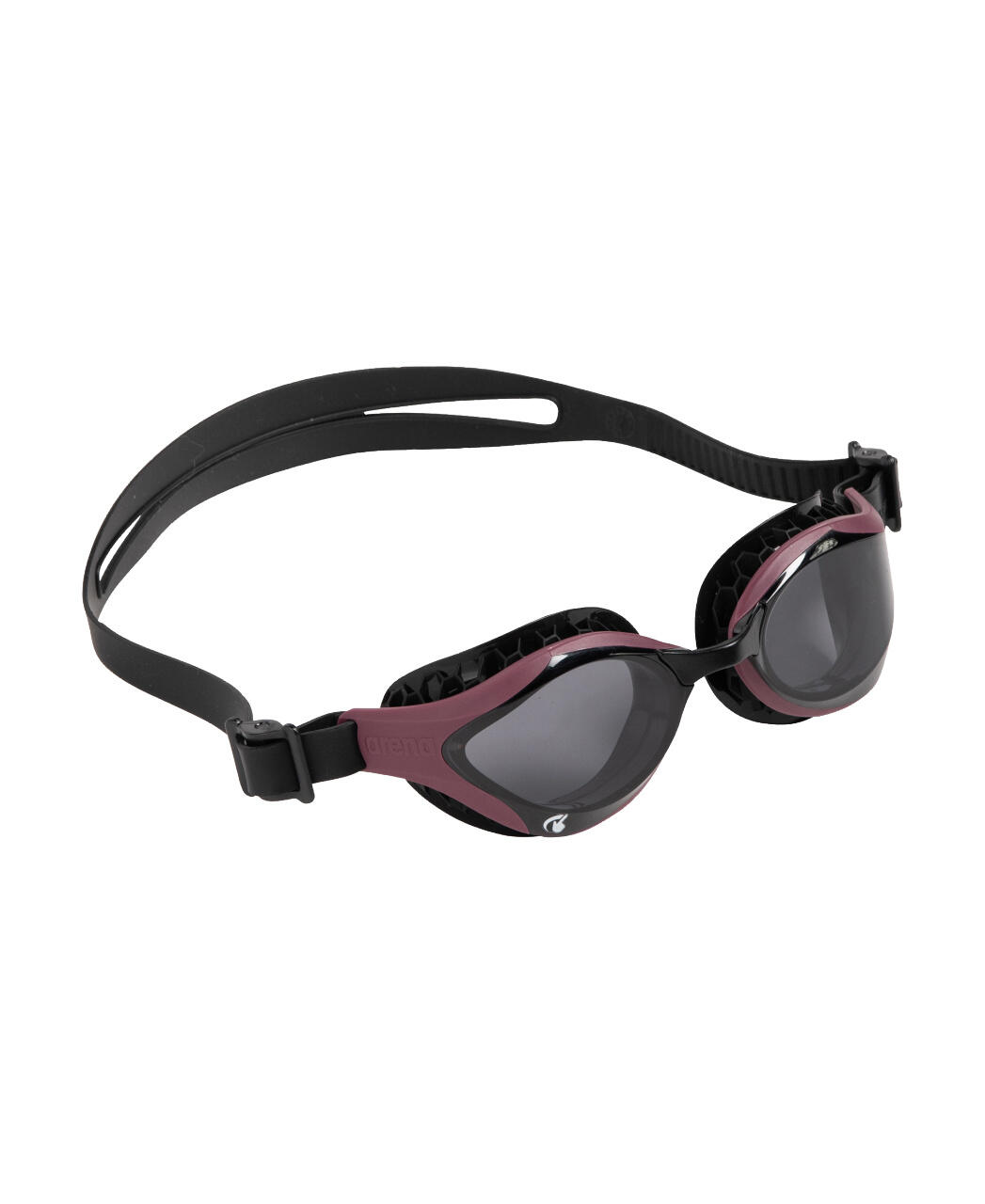 Arena Air Bold Swipe Swimming Goggles Hydrodynamic Lens - Smoke/Red/White 3/7