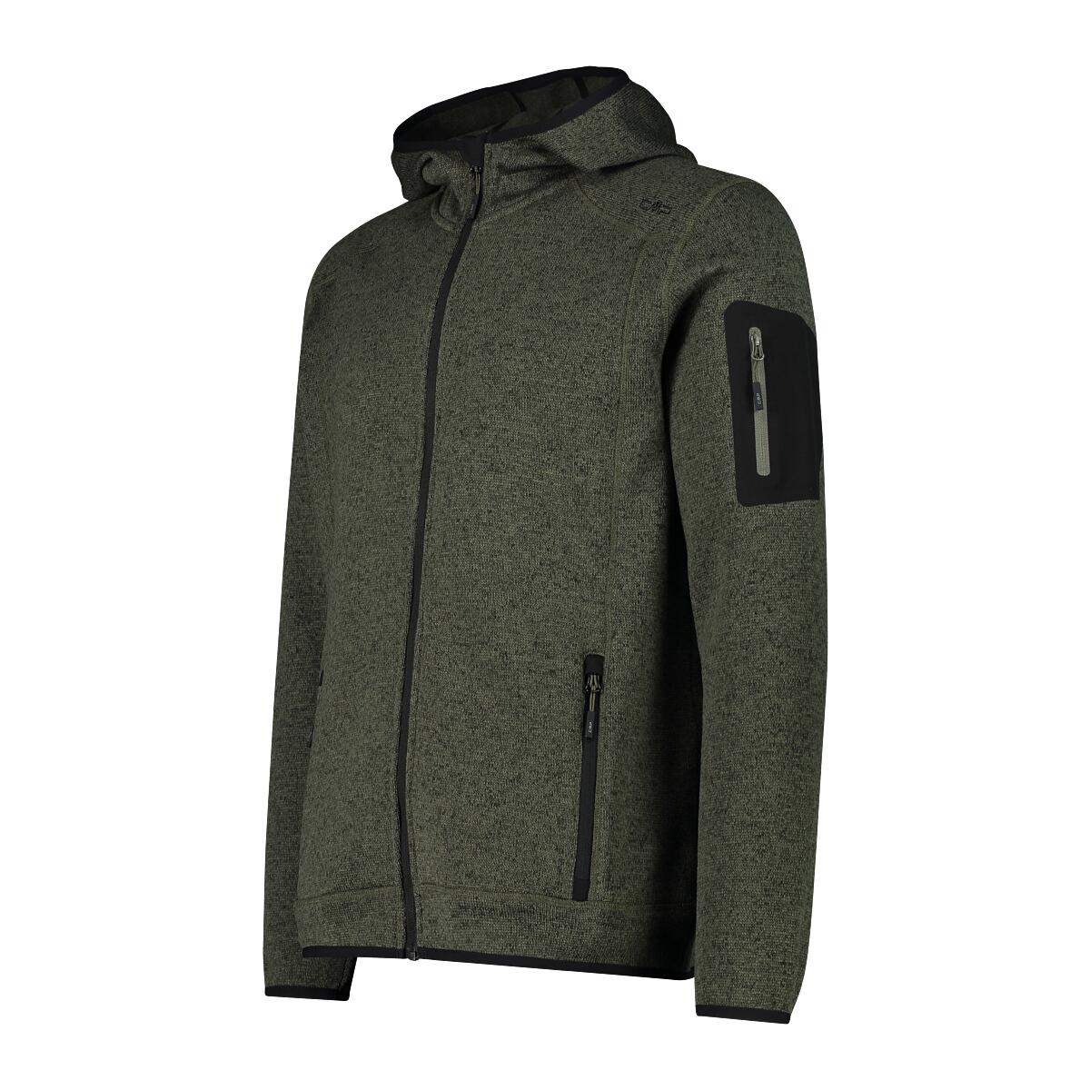 CMP Herren Fleecejacke Knitted Fix Hood Jacket 3H60847N 3/5