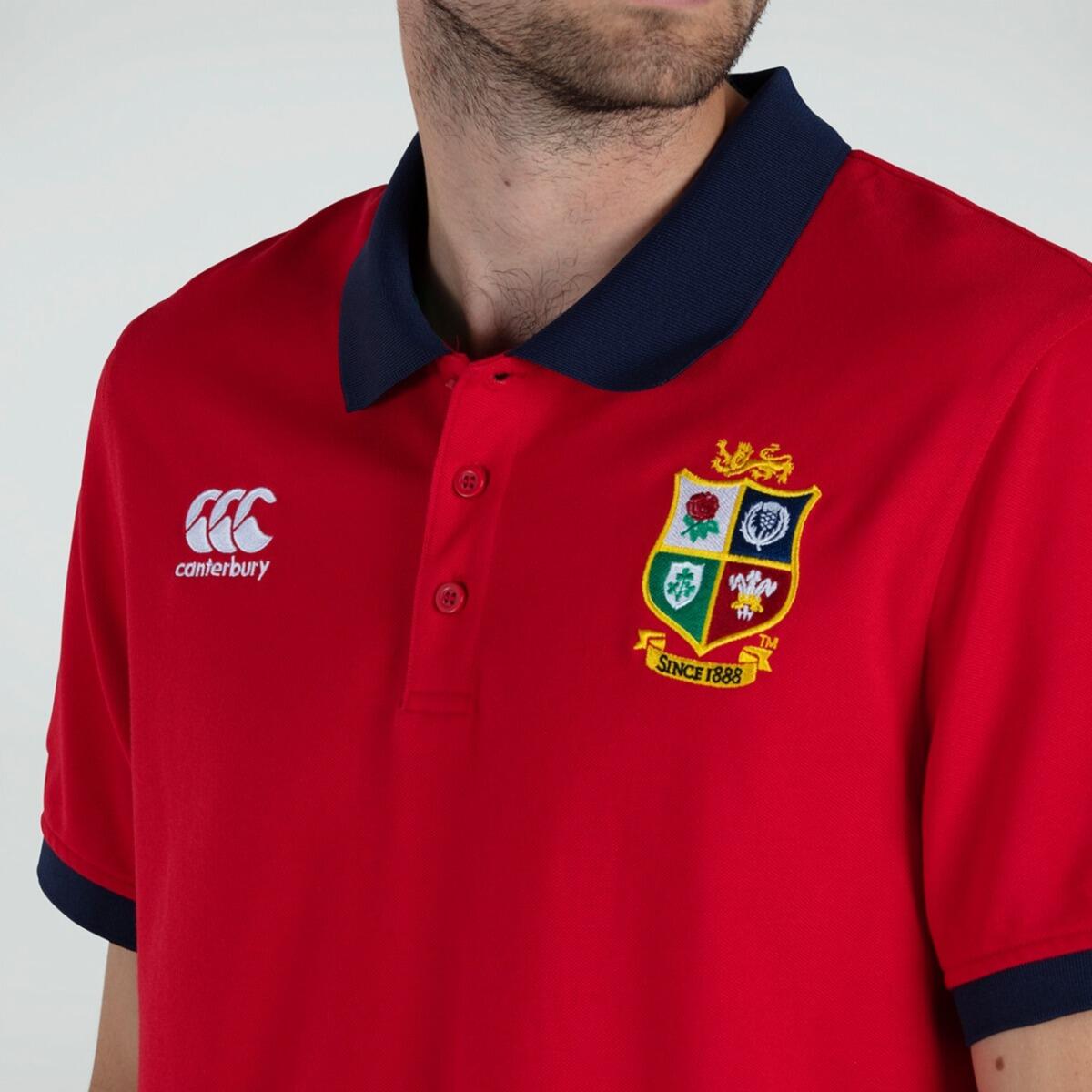 Mens British & Irish Lions 21 Pique Polo 6/6