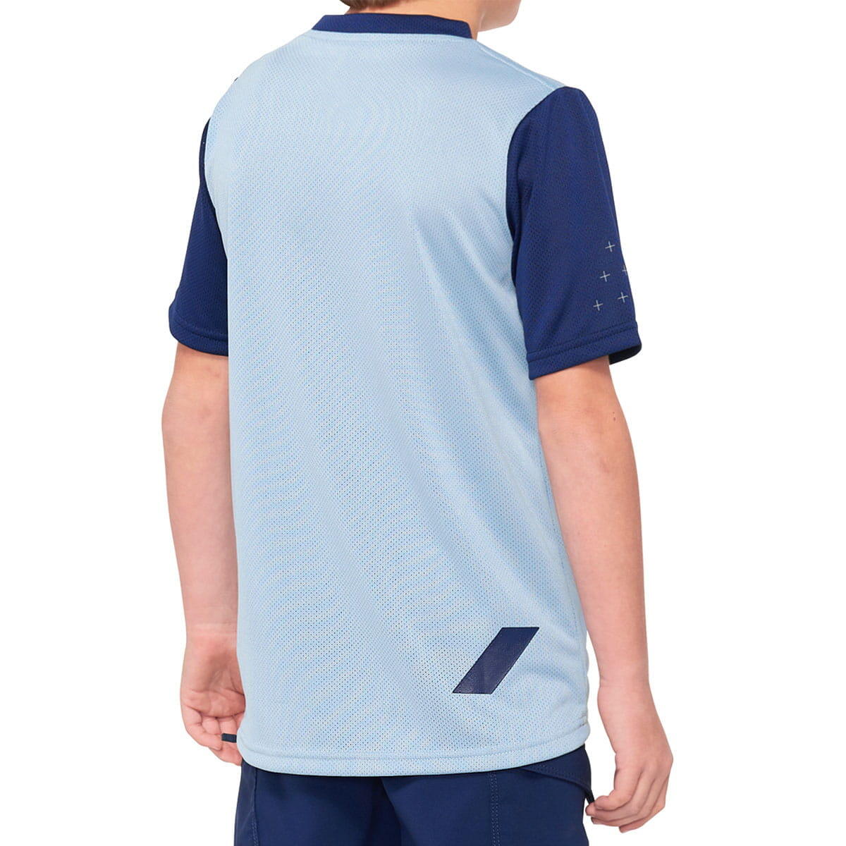 Camisola de ciclismo de manga comprida azul para adultos Ridecamp 2/4