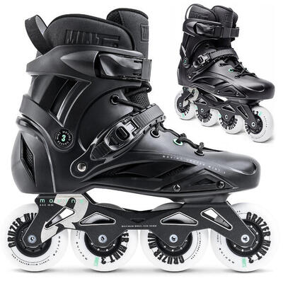 Erwachsene Freeride Inline-skates Inliner Cruzer Mint 3 Größe 40 Schwarz-Minze