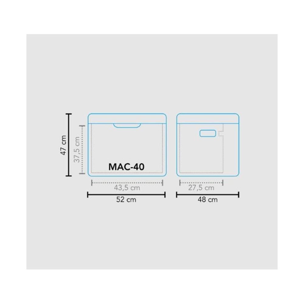 Absorption cool box MAC-40 UK. Gas and electric. 42L 4/4