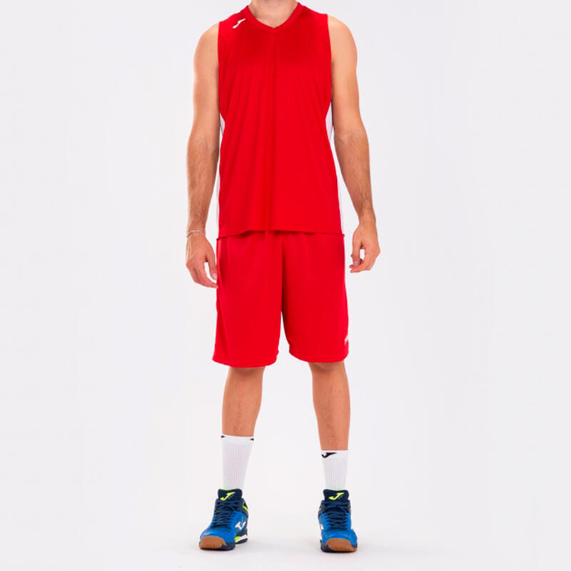 Débardeur Sans Manches Basket-Ball Homme Joma Cancha III Rouge