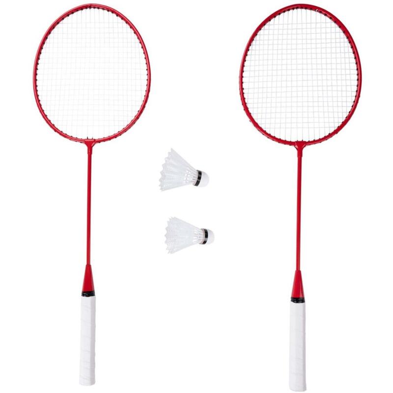Set de badminton Donnay cu 2 rachete