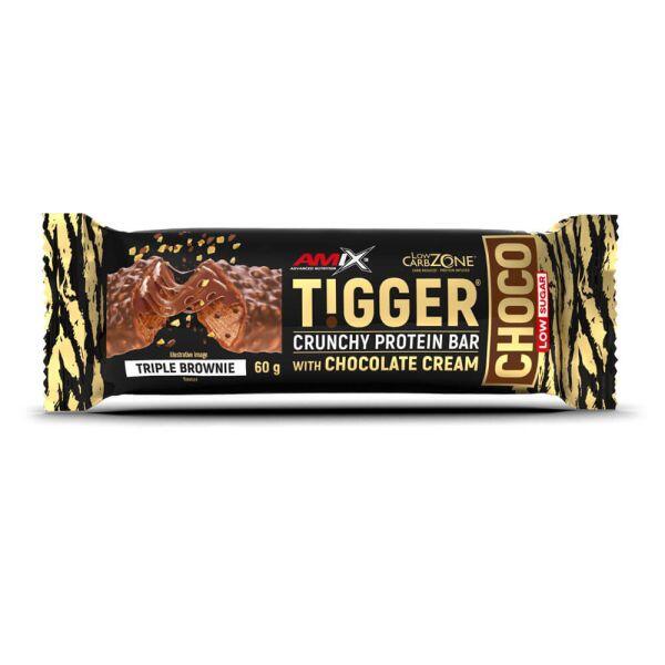 Tigger crunchy protein bar - 60g Brownie da Amix Nutrition Exclusivo Online      2,70€  Preço por quantidade 45,00€kg AMIX Tigger crunchy protein bar - 60g Brownie da Amix NutritionVendido e expedido por: Masmusculo  