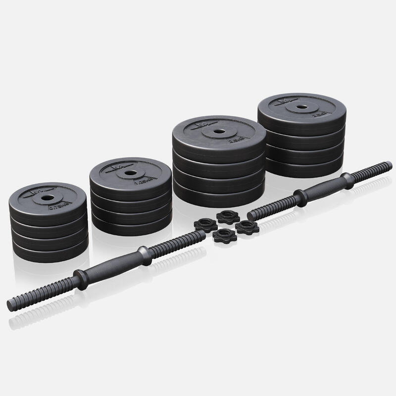 Set gantere E-Series 25 mm 30 kg GYRONETICS