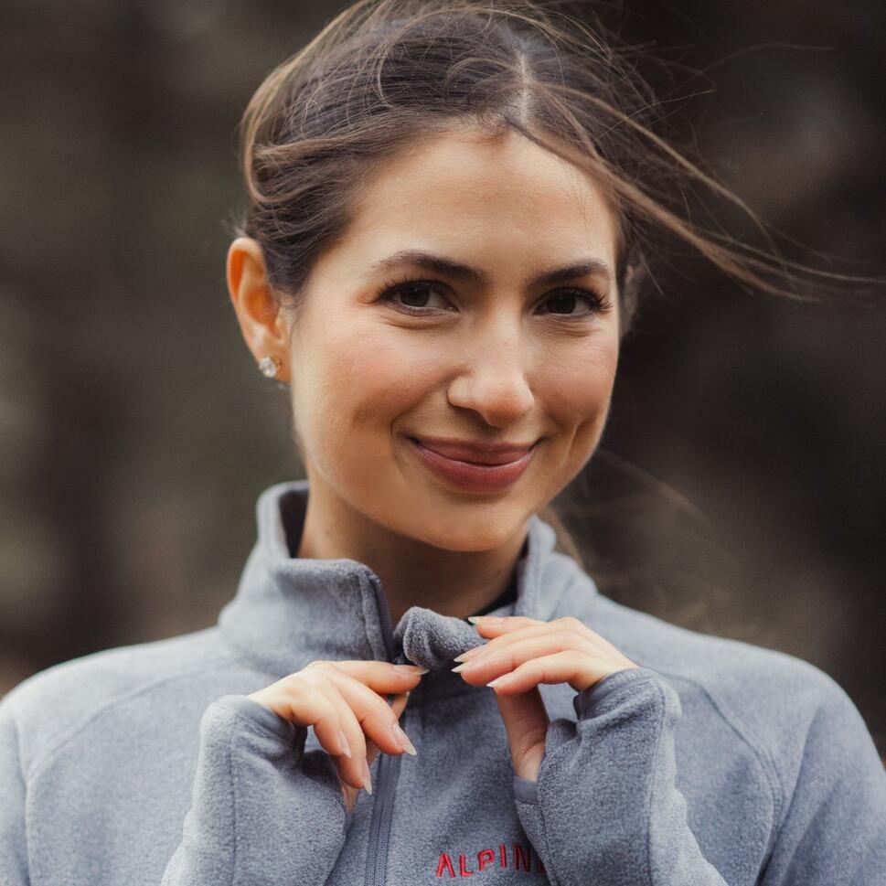 Bluza turystyczna polarowa damska 1/3 zip Alpinus Lucania Tactical