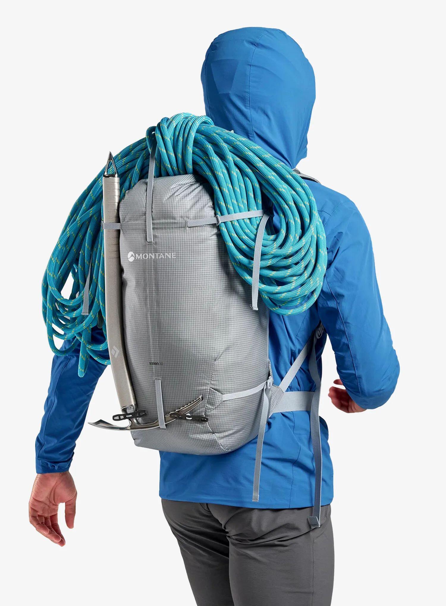 Zaino Montane Valen 30L blu pebble Nylon RAPTOR LITE 210D ventilato ZephyrAD 4/7