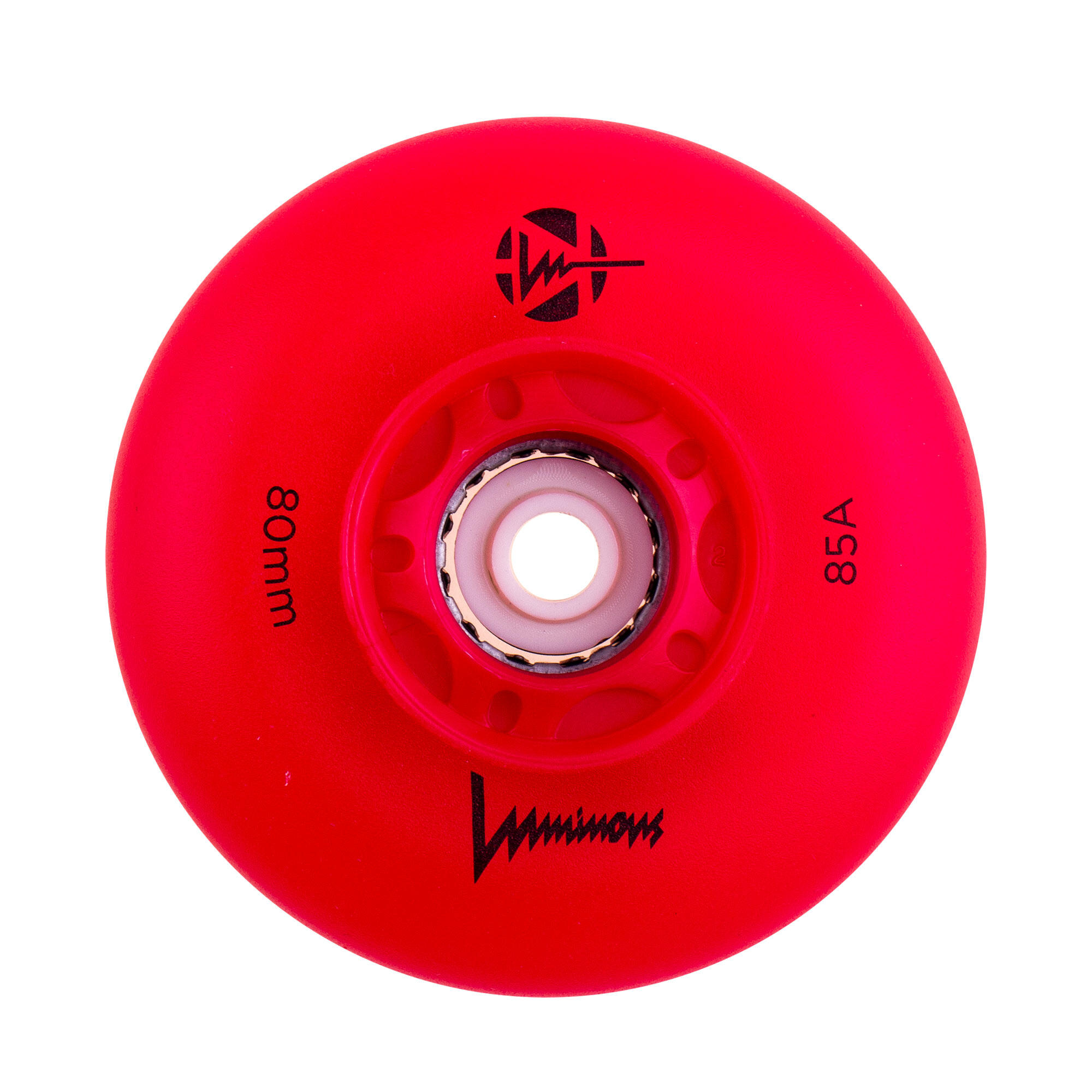 LUMINOUS Roue Inline 85A Rouge Rouge [x4] 2/5