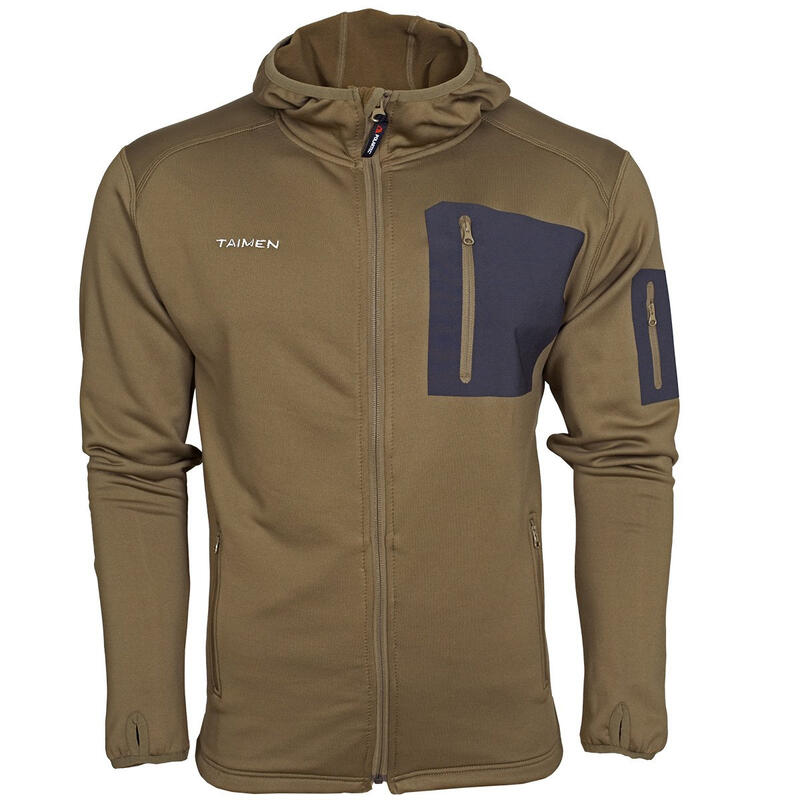 Bluza z kapturem Taimen Polartec Power Stretch - Ziemista