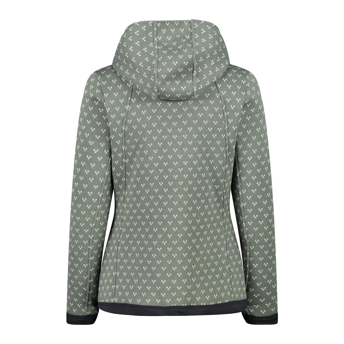 CMP Damen Fleecejacke Woman Jacket Fix Hood 34H2866 2/5