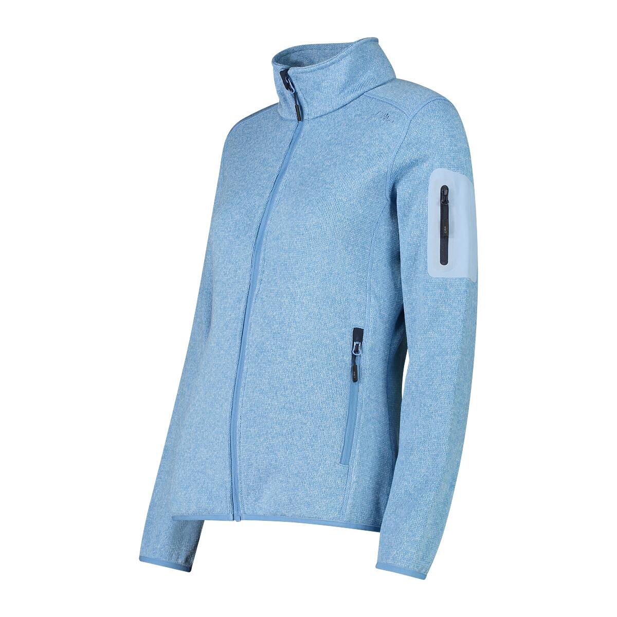 CMP Damen Jacke Knitted Melange Fleece Jacket 3H14746 3/5