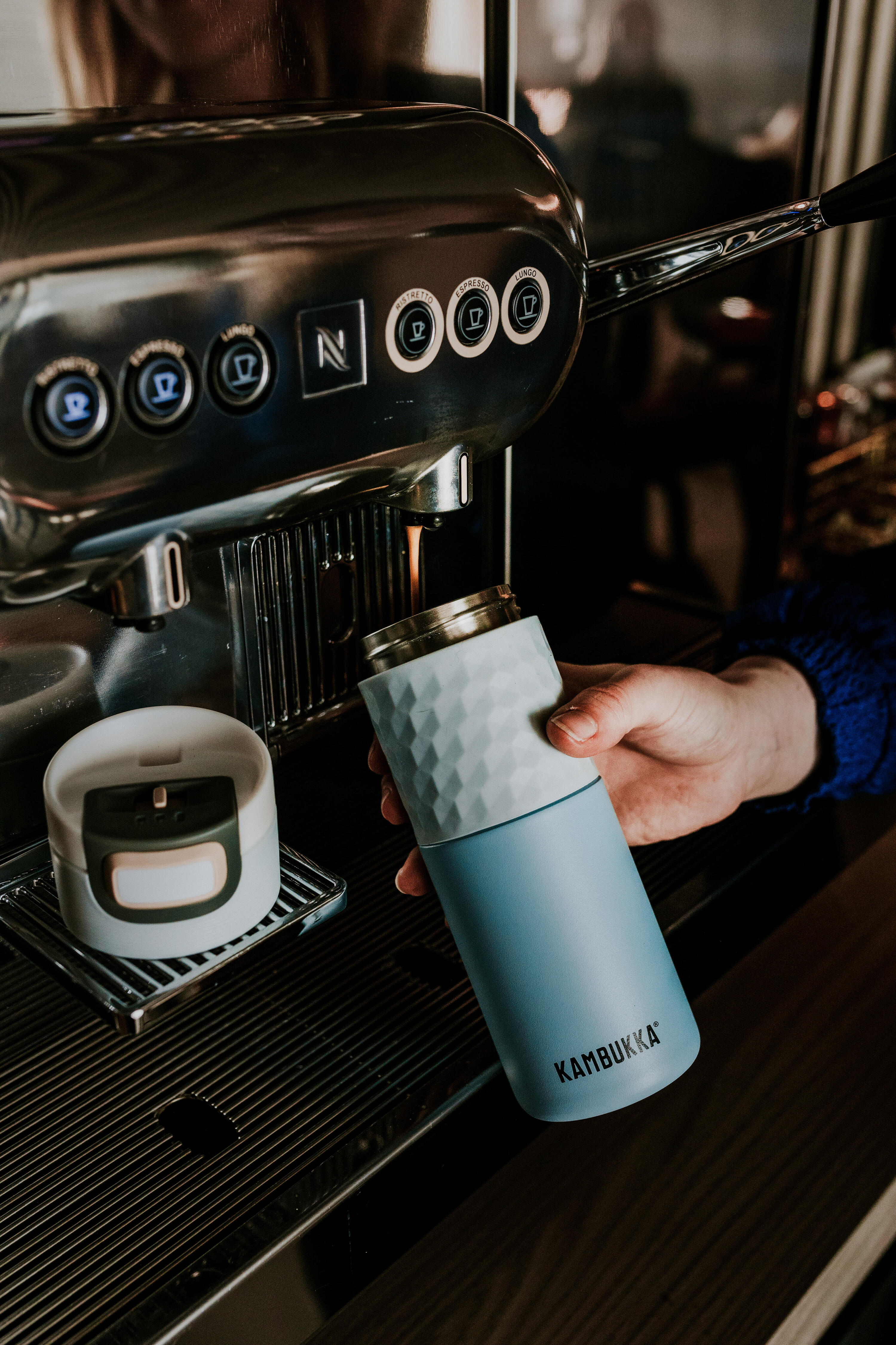 Kubek termiczny podróżny termos Kambukka Etna Grip 500 ml - Breezy Blue 7/7