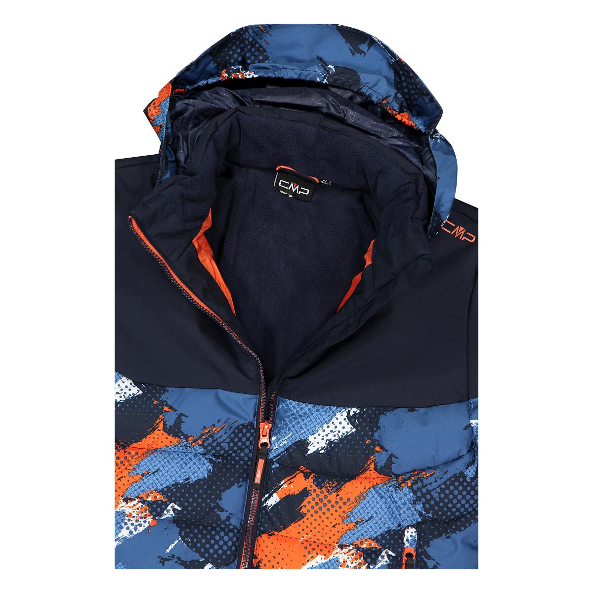 CMP Jungen Skijacke Kid Long Jacket Fix Hood 34W4994P 5/6