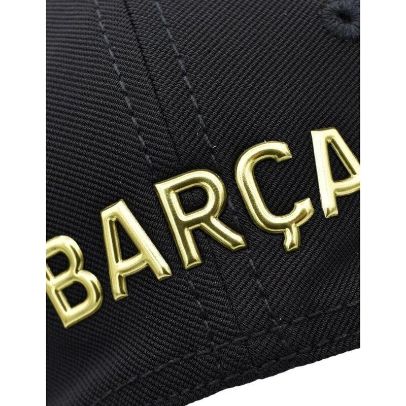 Șapcă strălucitoare neagră și aurie pentru copii a Barcelonei