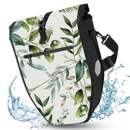 Fahrradtasche Wasserdichte Gepäckträgertasche reflektierend & sicher 20L - Basic