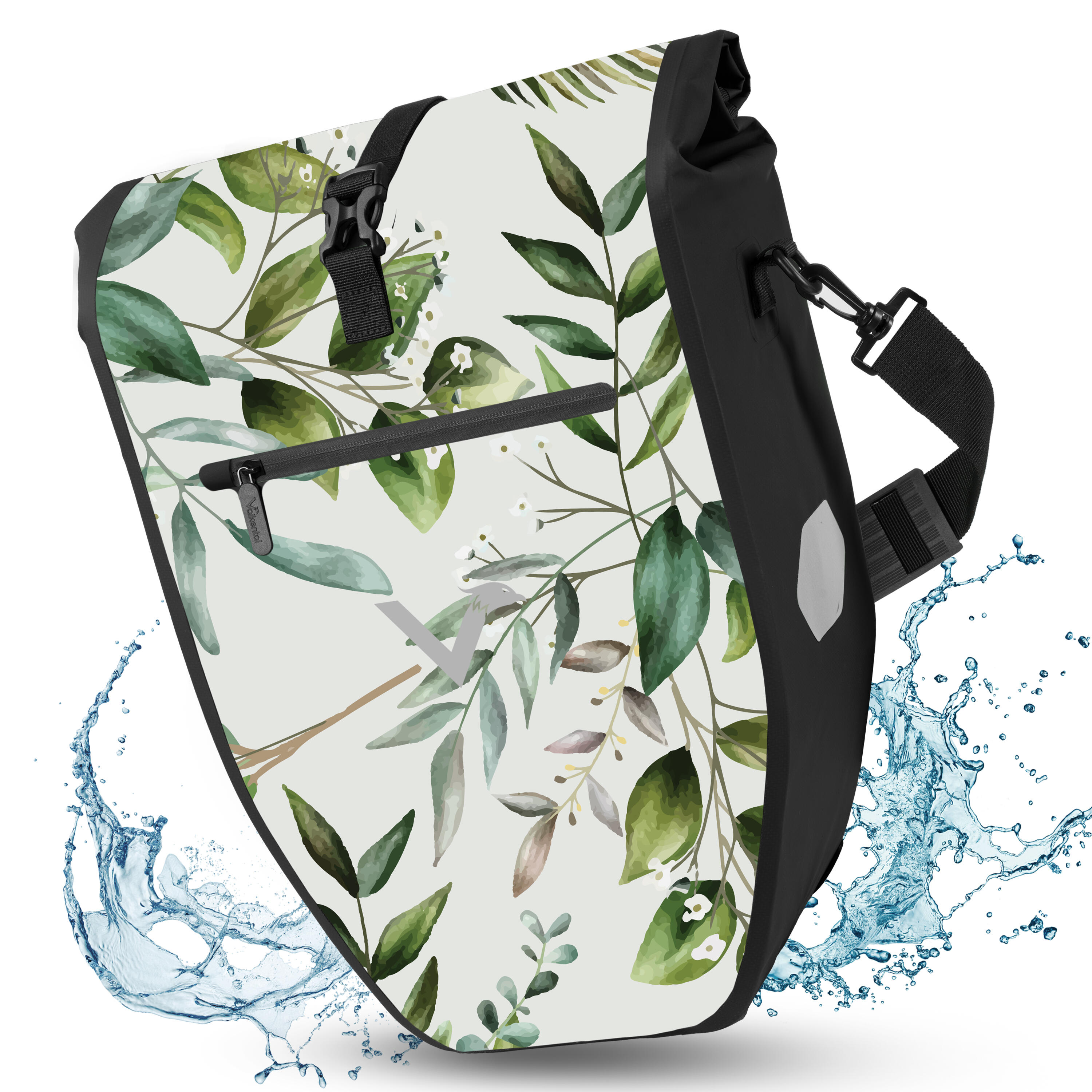 Valkental - Sacoche Velo Sacoche De Porte-bagages Velo Etanche À Vélo 28l Bikepacking - Sacoche Vélo - Multicolore - 28 L - Decathlon