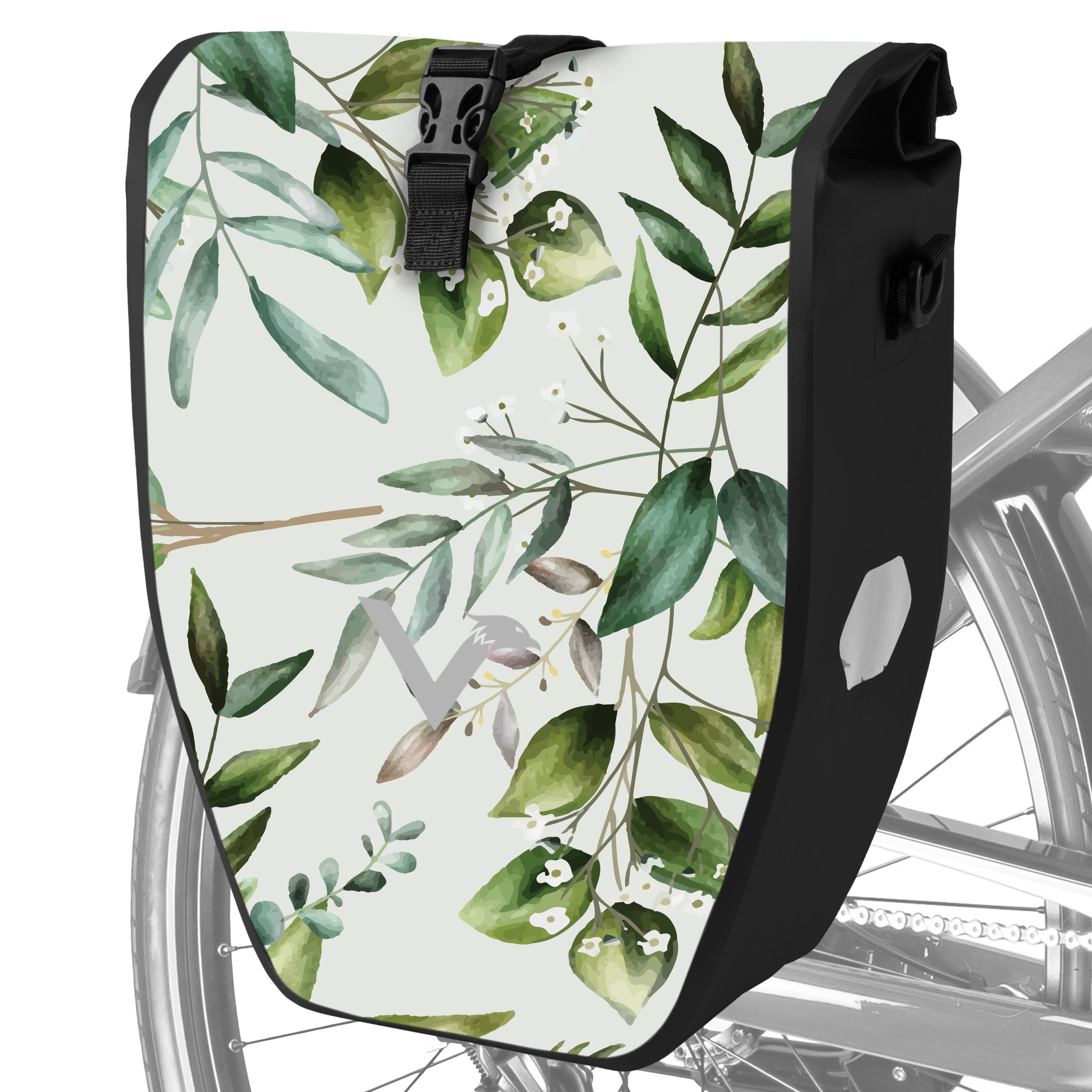 VALKENTAL Fahrradtasche Gepäckträgertasche wasserdicht & reflektierend 20 L - ValkBasic