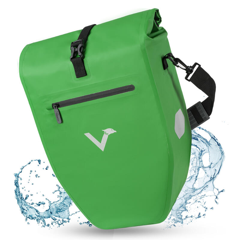 Alforge para bagageiro impermeável refletivo 20 L - ValkBasic