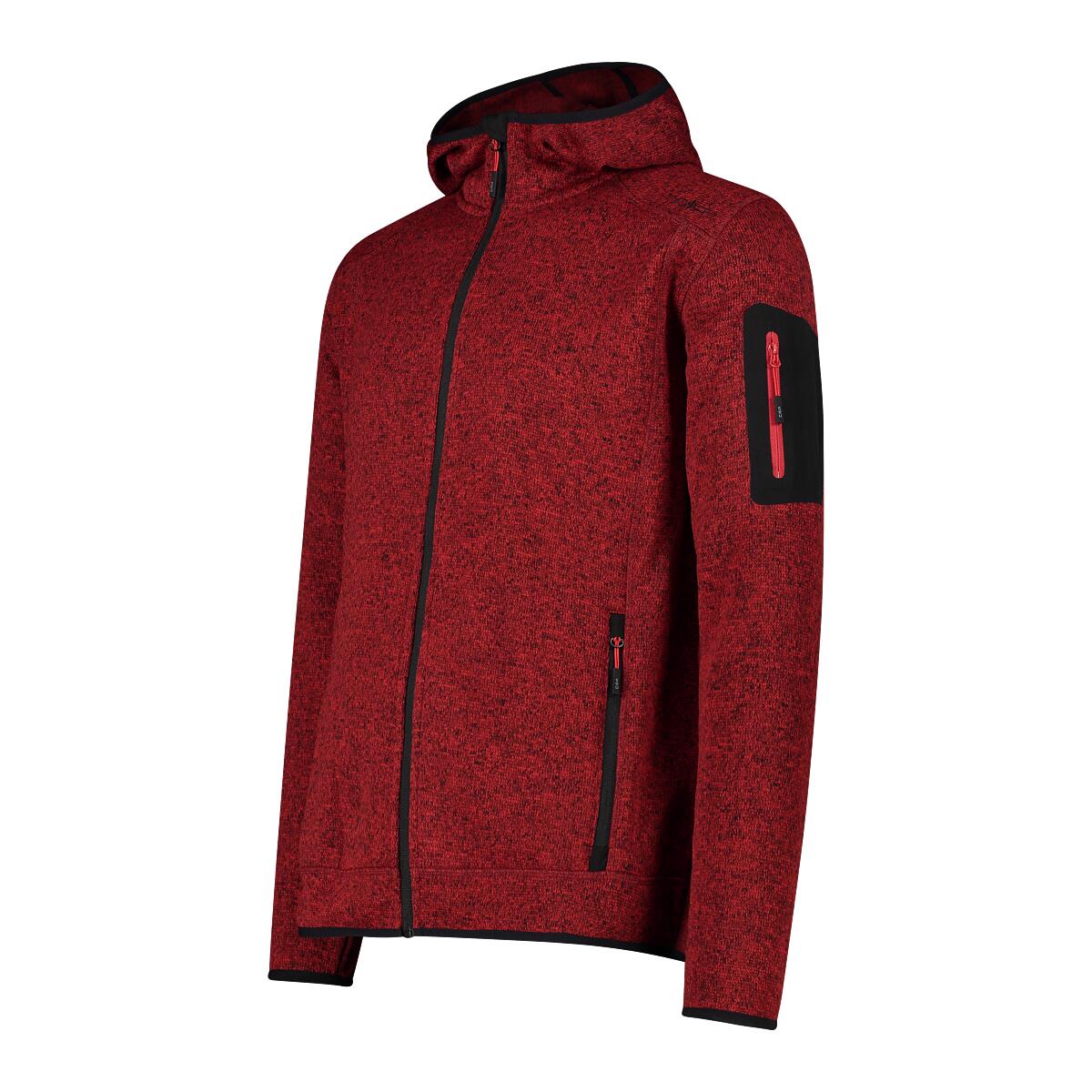 CMP Herren Fleecejacke Knitted Fix Hood Jacket 3H60847N 3/5