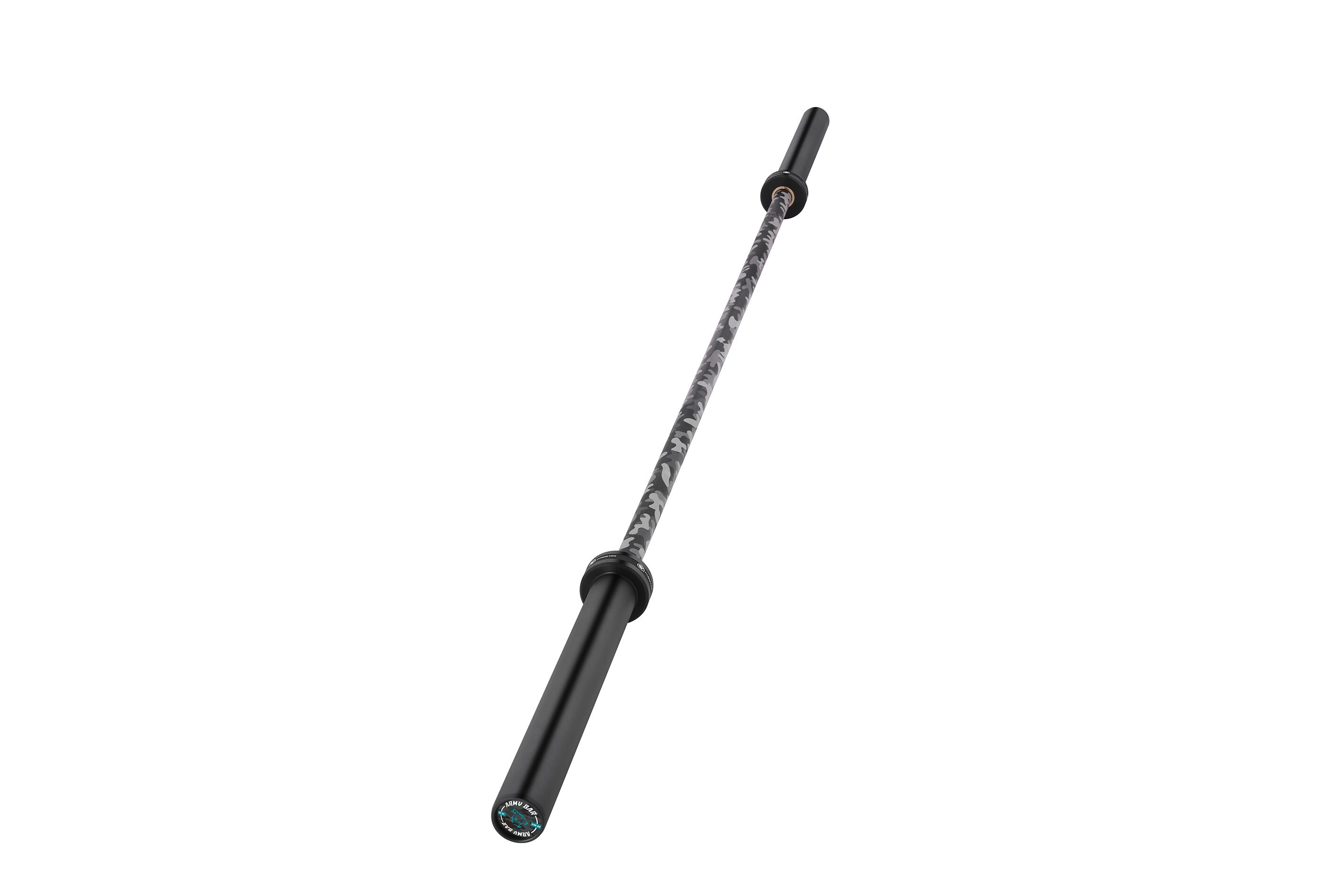 Barra olímpica Camuflagem Fitness Tech  220 cm x 50 mm 4 rolamentos 2/8
