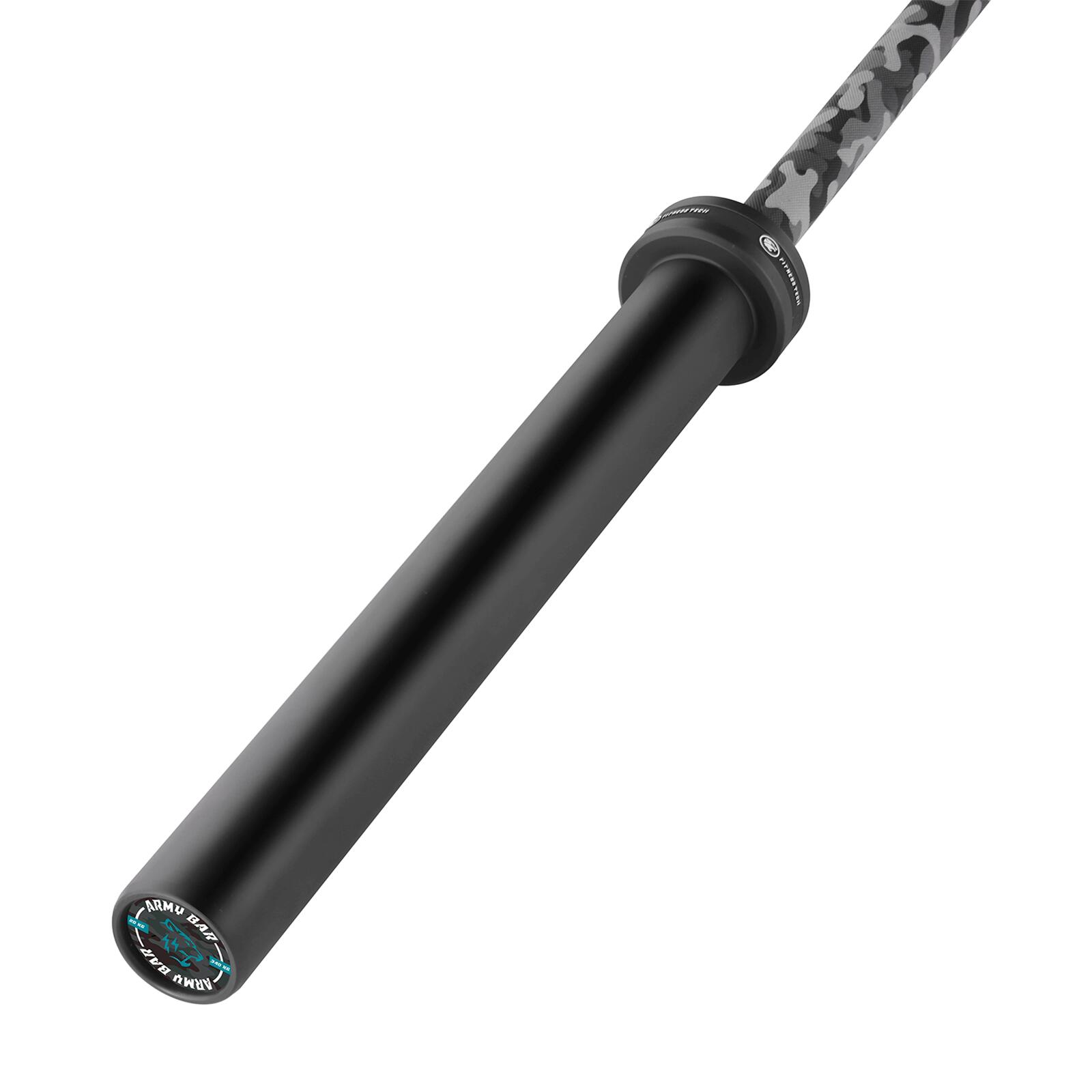 Barra olímpica Camuflagem Fitness Tech  220 cm x 50 mm 4 rolamentos 5/8