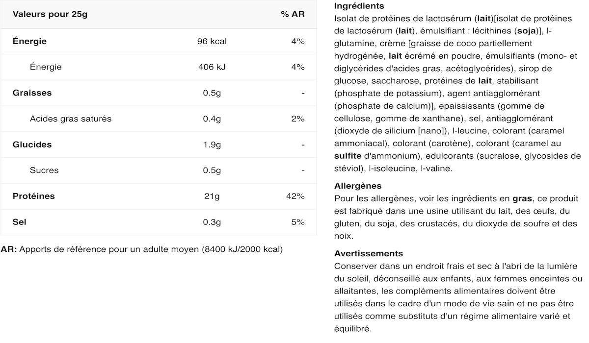 Iso Whey Zero - 1816g Catalaanse crème Biotech USA 2/5