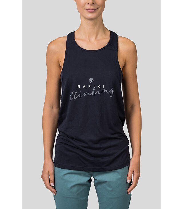 Débardeur femme Rafiki AKIRA noir recyclé TENCEL, soutien‑gorge intégré 3/5