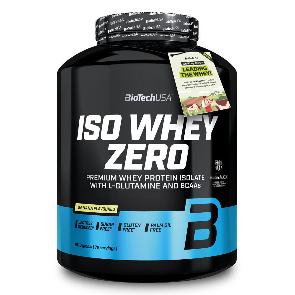 Iso whey zero - 1816g banana da biotech usa