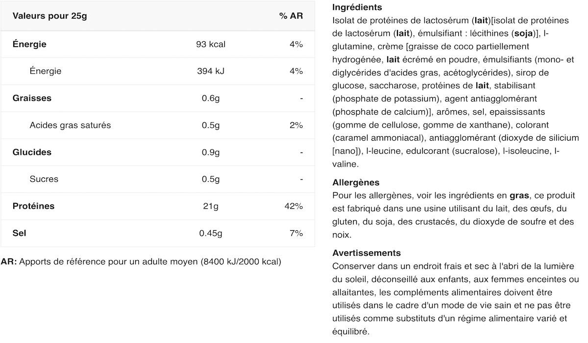 Wei-isolaat - Iso Whey Zero (1816 G) - Gezouten Karamel 2/4