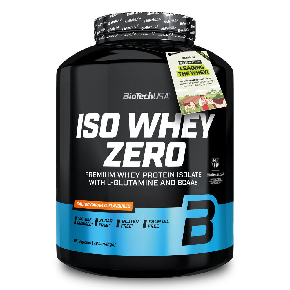 Iso Whey Zero - 1816g Salted Caramel Biotech USA