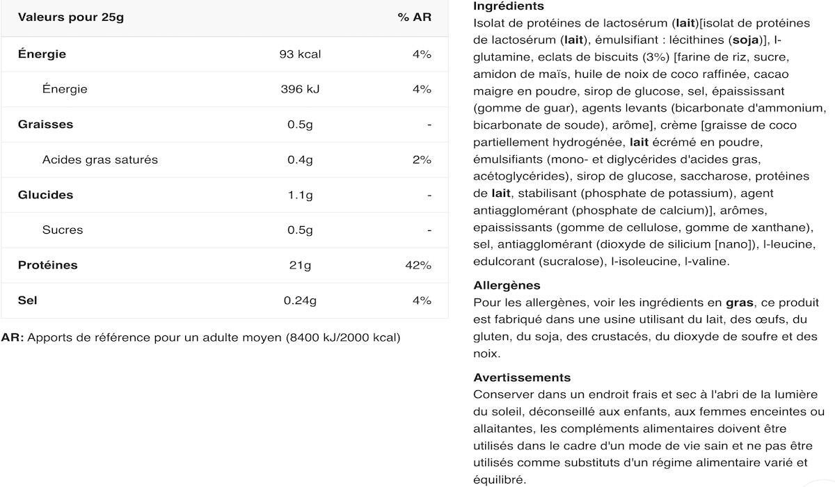 Iso Whey Zero - 1816g Zwarte Koekjes Biotech USA 2/6