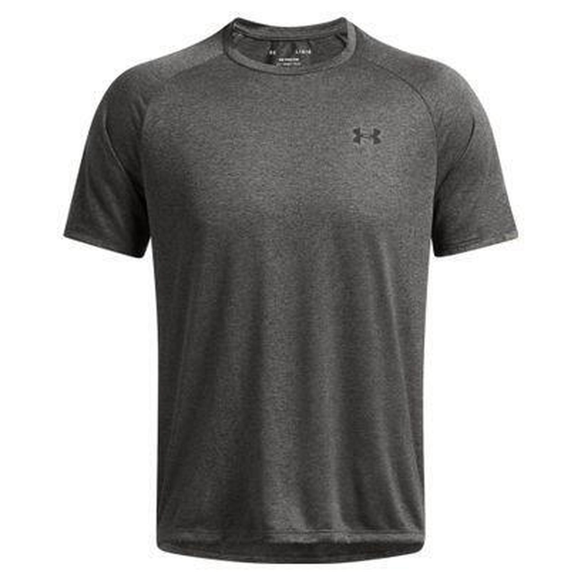 Tricou barbati gri cu logo