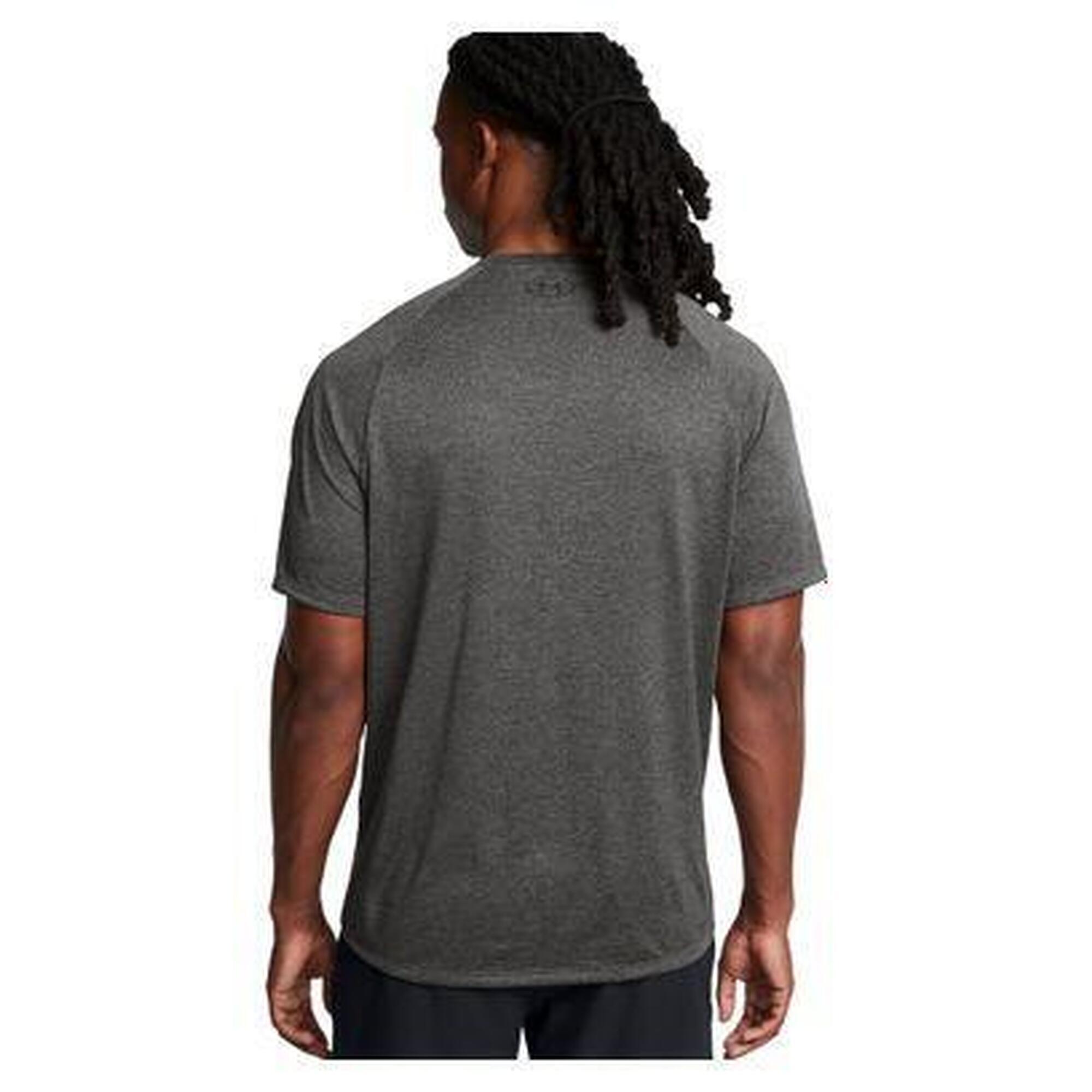 Tricou barbati gri cu logo