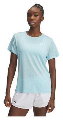 Under armour tech twist blue jersey met korte mouwen