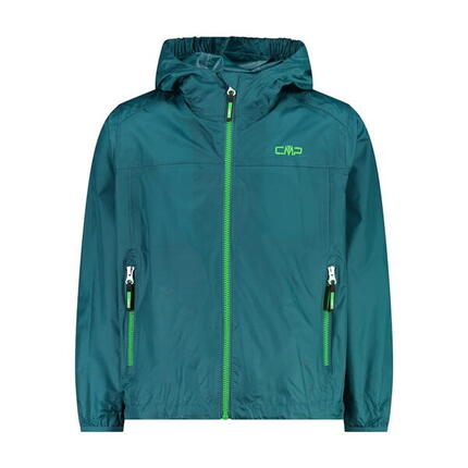 Kurtka Chłopięca Wodoodporna CMP 3X57624 PRZECIWDESZCZOWA Zielona