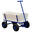 SUNNY Billy Chariot de Jardin, Chariot de Plage, Bois - Bleu