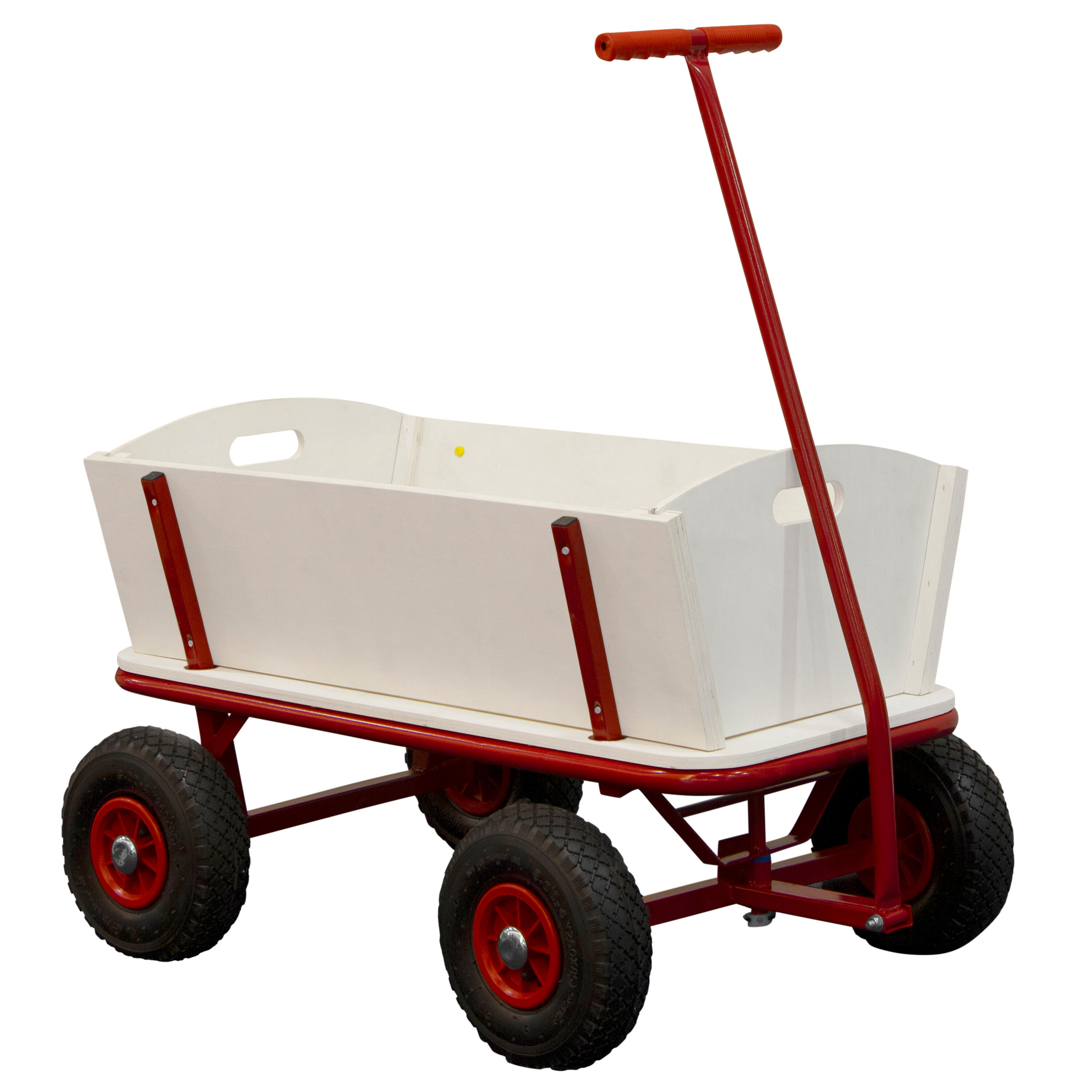 SUNNY SUNNY Billy Gartenwagen, Bollerwagen, Holz – Rot