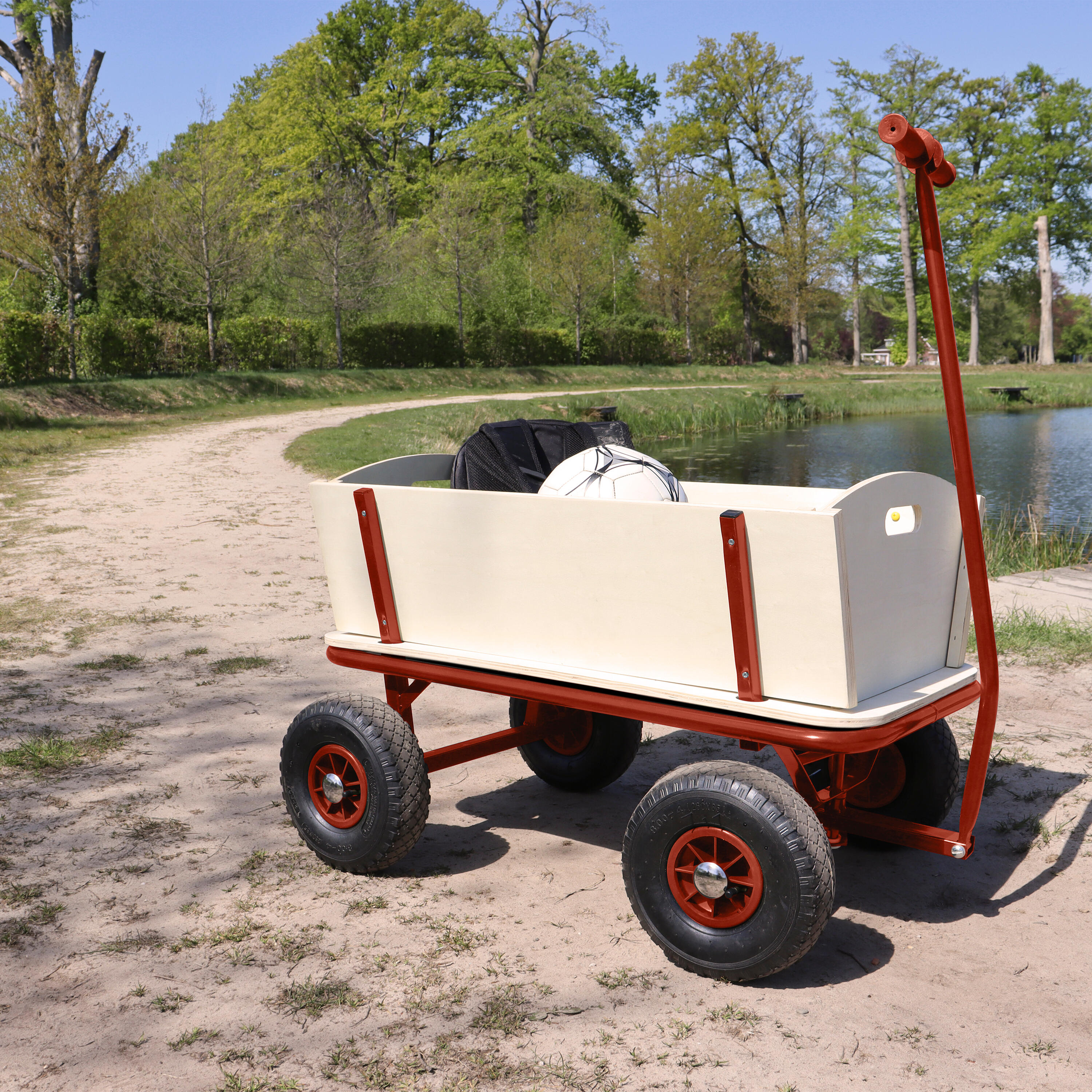 Carro de jardín, carro de playa, Billy, rojo 3/7