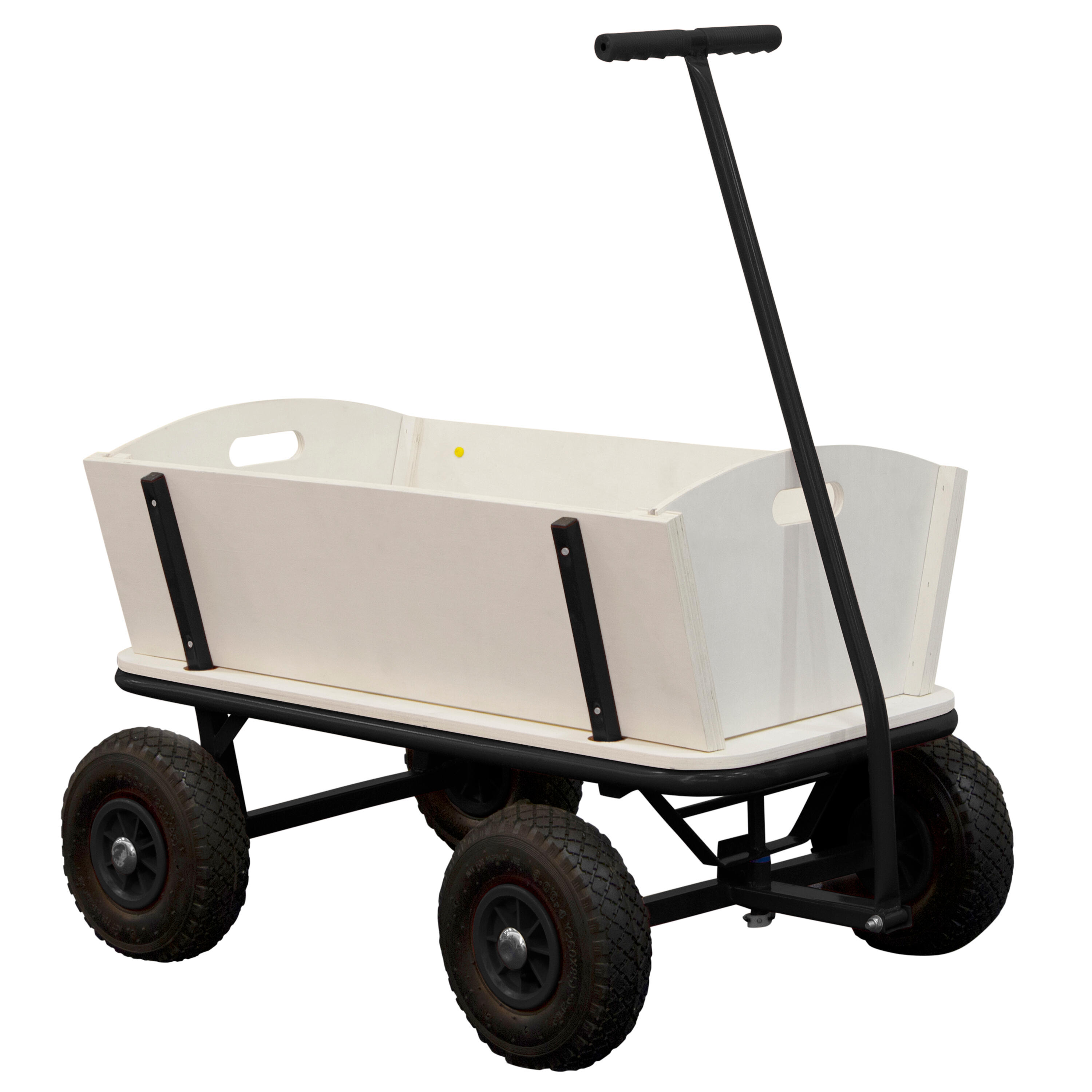 SUNNY SUNNY Billy Gartenwagen, Bollerwagen, Holz – Schwarz