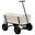 SUNNY Billy Chariot de Jardin, Chariot de Plage, Bois - Anthracite