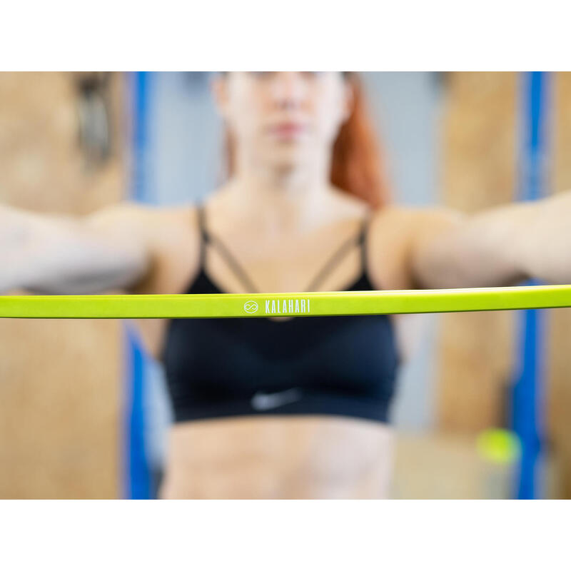 Bandă Elastică Galbenă 5 la 15kg, Elastic fitness pentru antrenament, stretching