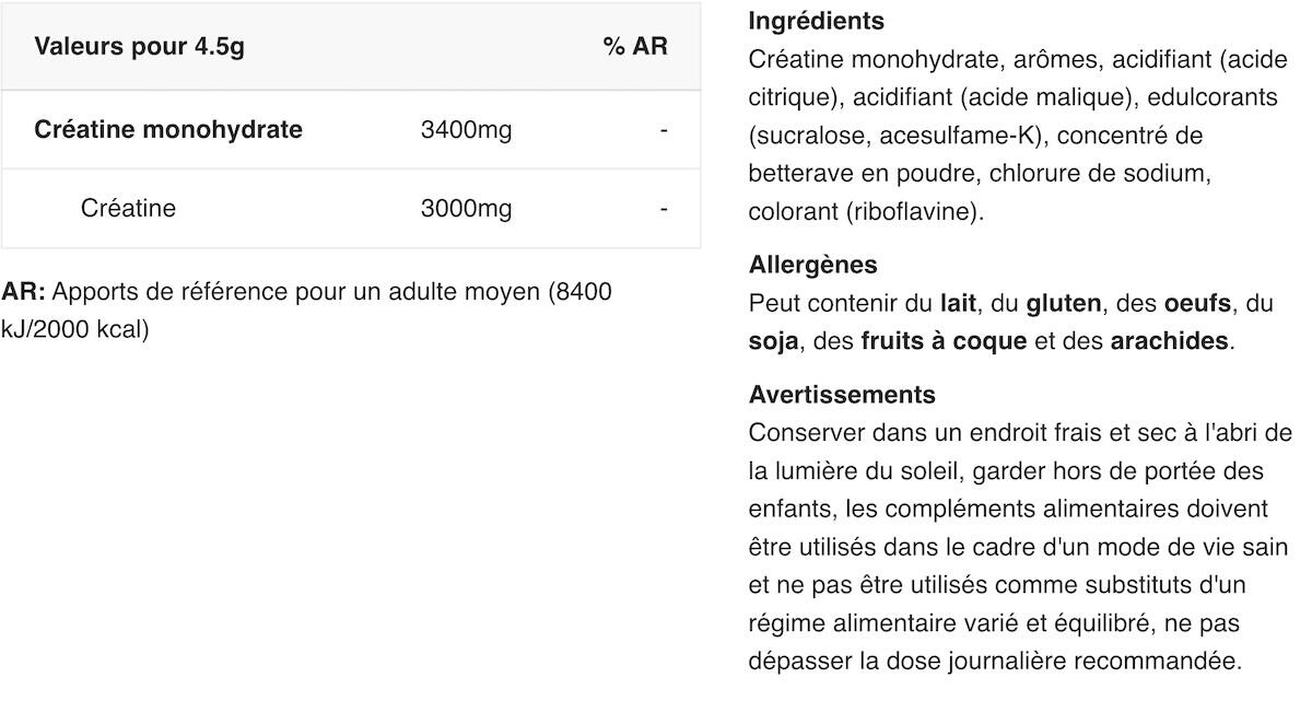 Créatine monohydrate - Micronised Creatine Powder - Orange 2/3