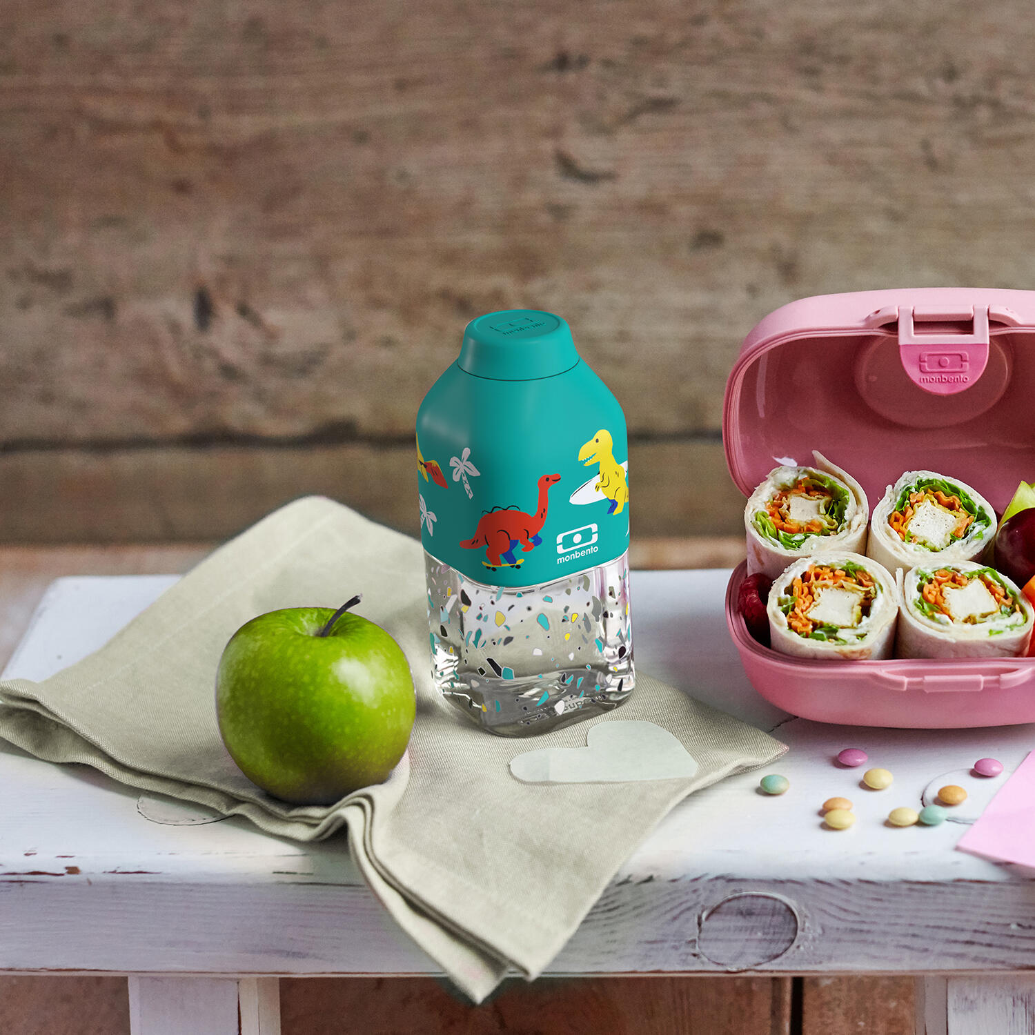 Bouteille d'eau réutilisable 330ml|Enfants|Ecole, sport, pique-nique|Positive S 3/4