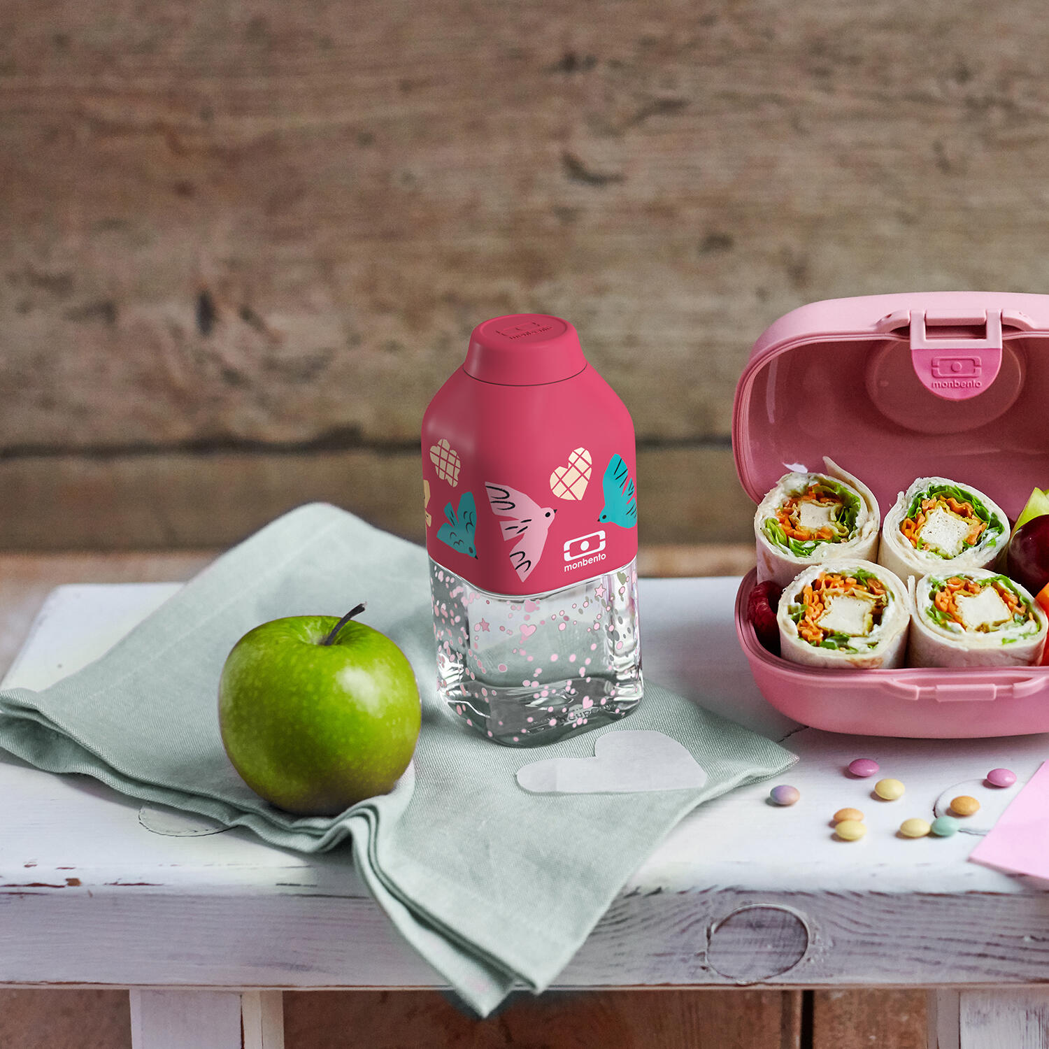 Bouteille d'eau réutilisable 330ml|Enfants|Ecole, sport, pique-nique|Positive S 3/4